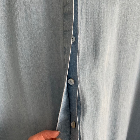 Light denim shirt dress - Picture 3 of 6